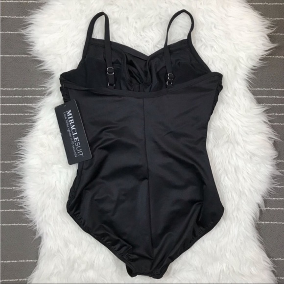 Miraclesuit DDD cup Mystify Sheer mesh panel slimming swimsuit - Picture 9 of 12